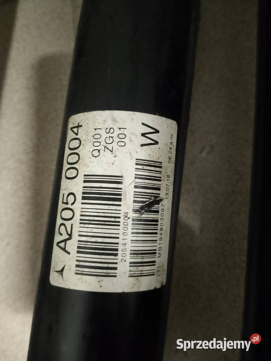 Wal napędowy Mercedes w205 a2050004 a205 c43 AMG Rzeszów