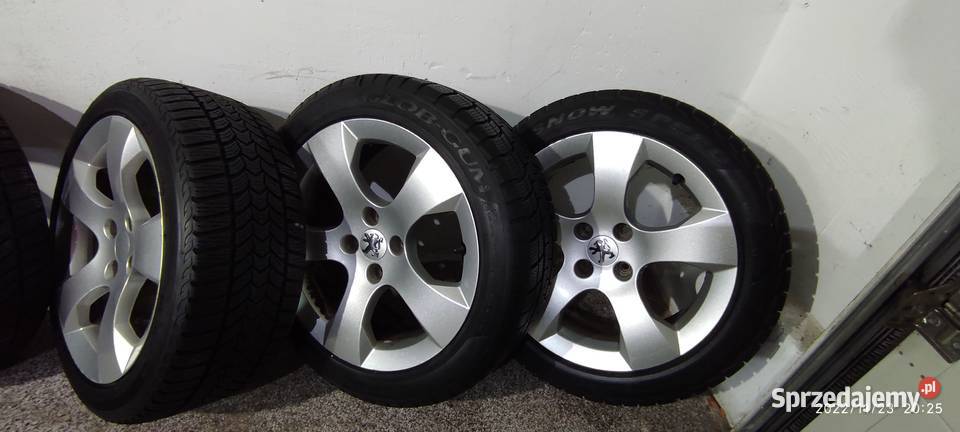 Koła zimowe 22545R17 4x108 Peugeot 3008 czujniki Lędziny