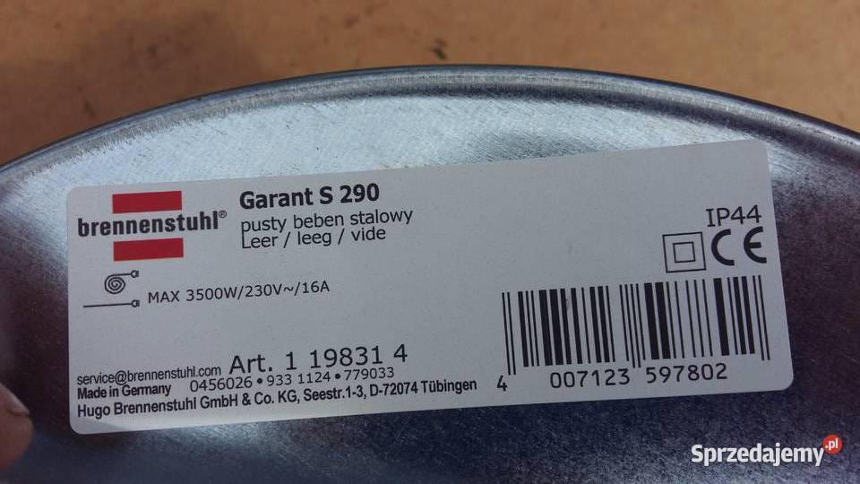 Przedłużacz na bębnie Brennestuhl 50m 3x 25mm podlaskie Siemiatycze sprzedam