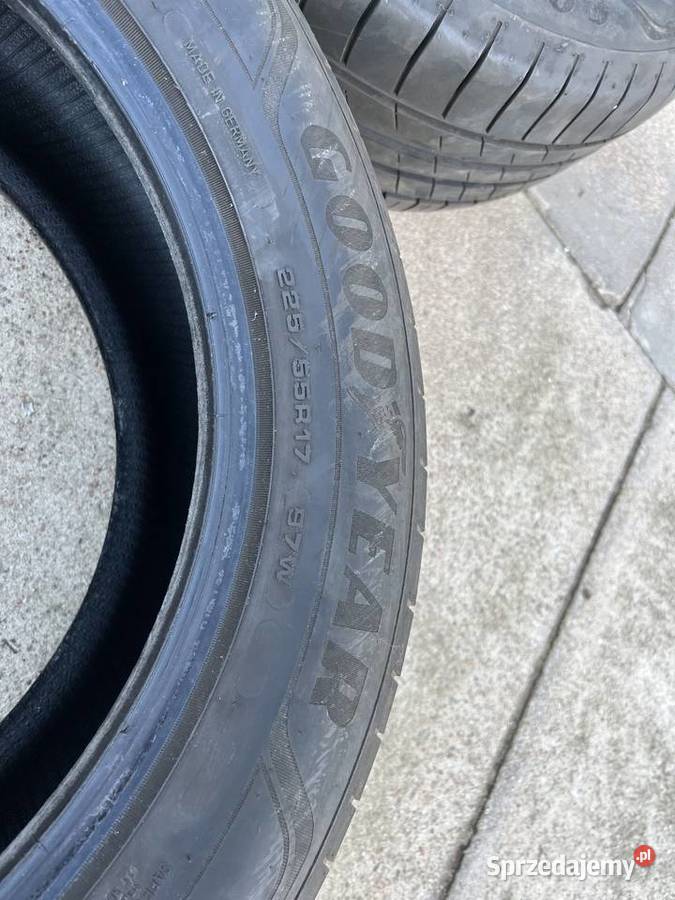 Opony letnie 22555 R17 GOODYEAR Krasna Wieś sprzedam