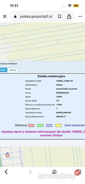 Działka z budynkami A1 Teolin