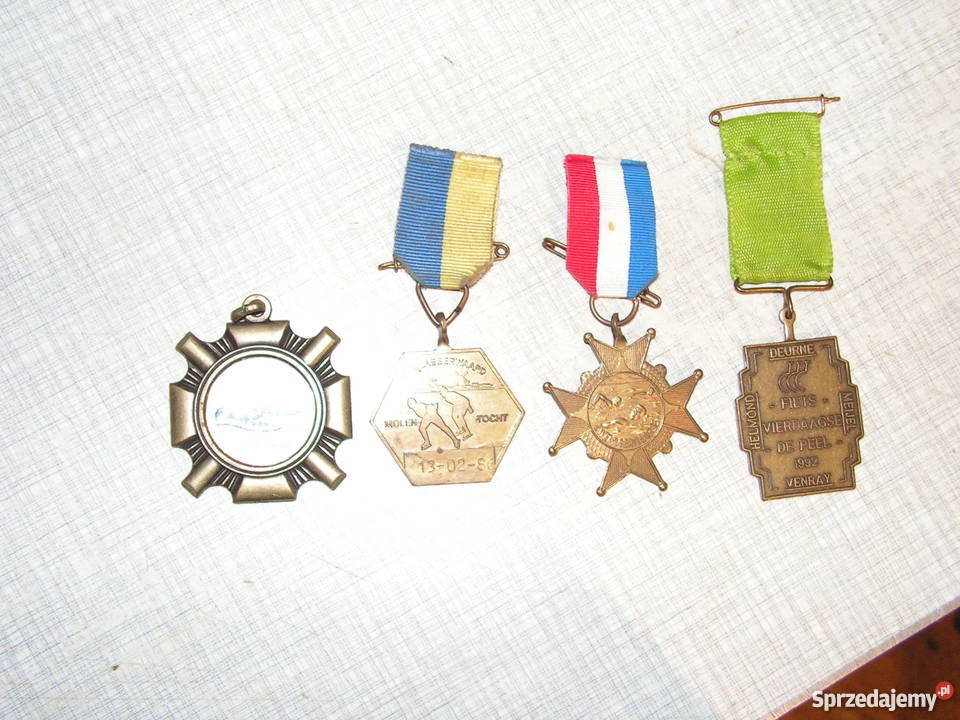 francuskie i belgijskie medale sportowe z lat Sieradz