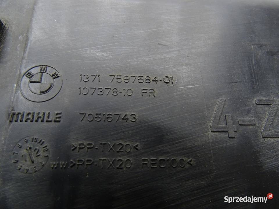 WLOT DOLOT KANAŁ POWIETRZA 7597585 BMW F30 F31 Przewody powietrza Przewody powietrza