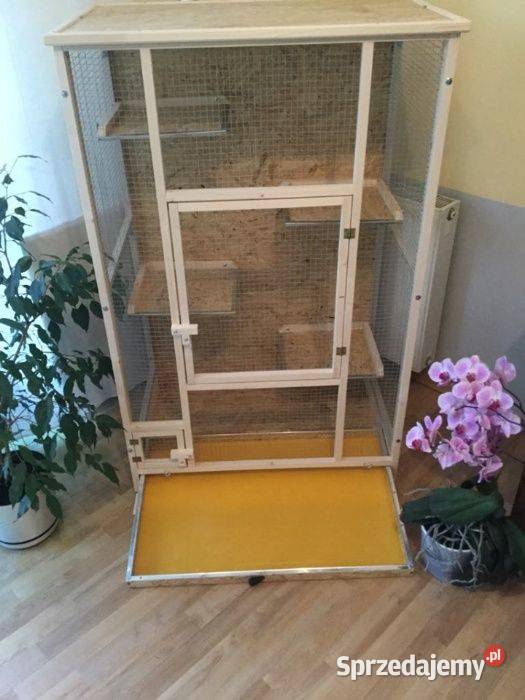 Klatka drewniana gryzoni koszatniczki szynszyla Dla gryzoni