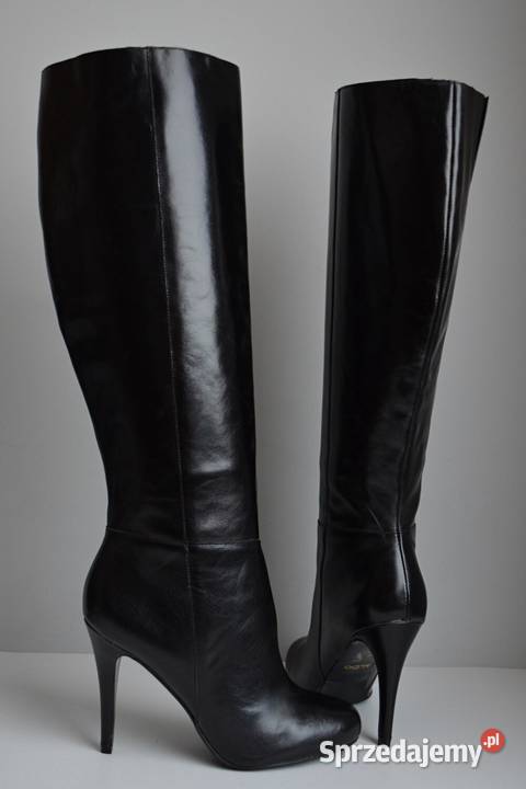 PERFEKCYJNA SZPILKA szersza cholewka WYSOKA do Białystok