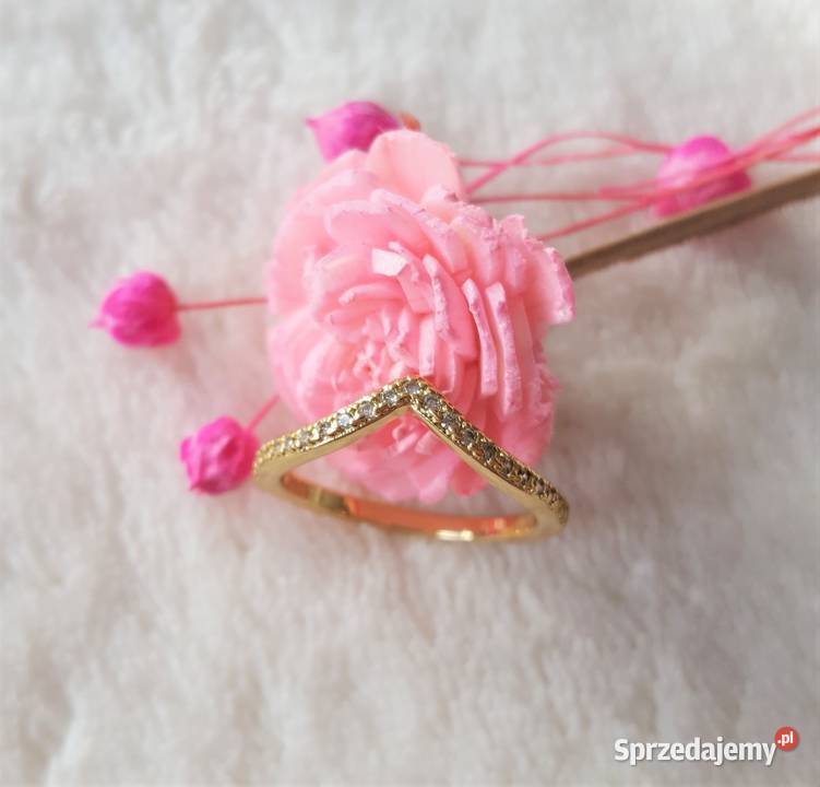 Pierścionek prosty srebrny srebro 925 złoty zachodniopomorskie sprzedam