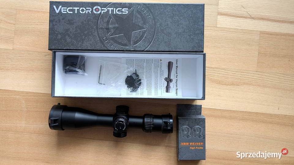 Luneta Vector Optics Veyron 312x44 FFP Sporty strzeleckie i myślistwo śląskie Tychy sprzedam