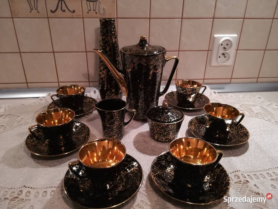 Serwis IRA do kawy chodzież porcelana PRL Porcelana i szkło Poznań