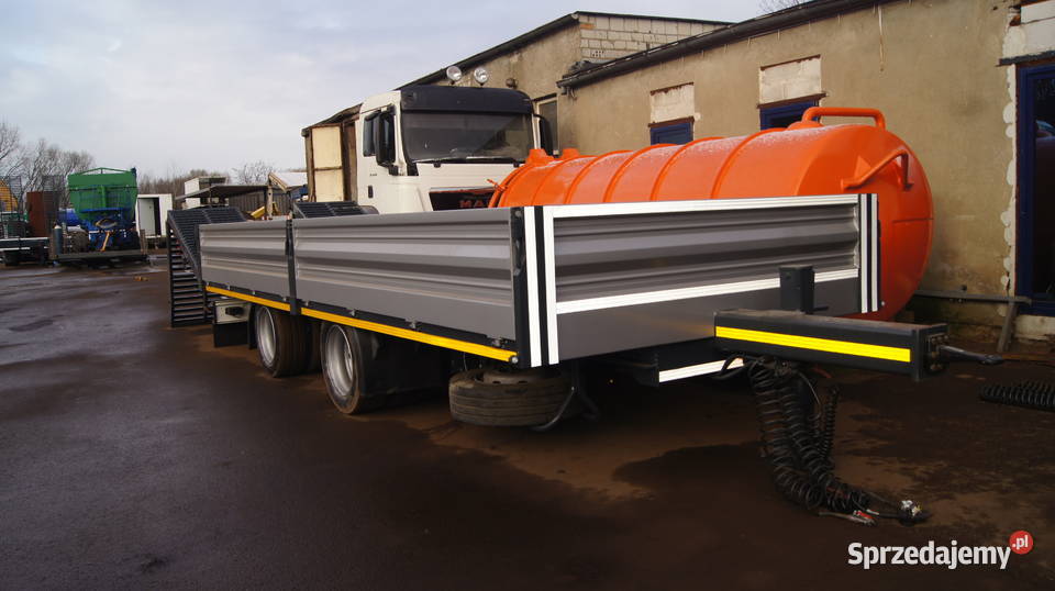 przyczepa towarowa najazdy na sprężynach burty dolnośląskie Kąty Wrocławskie