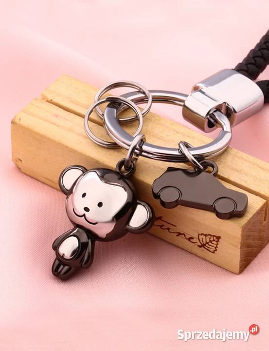 Skórzane breloki pary Małpki milesi warmińsko-mazurskie Ełk