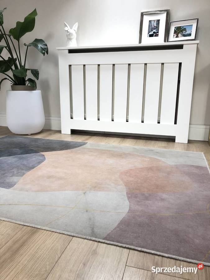 Solidna i ładna maskownica na kaloryfera Wysoka biały Brzuśnik