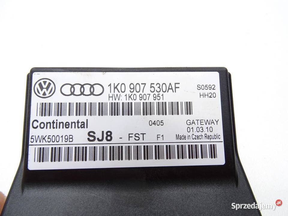 MODUŁ STEROWNIK GATEAWAY 1K0907530AF AUDI A3 8P