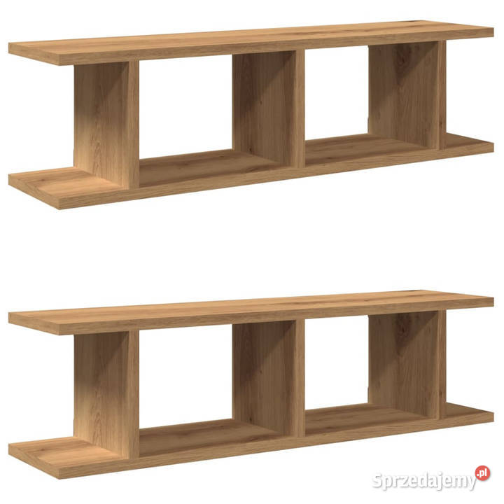 Półki ścienne 2 dąb artisan 75x18x20 WM856599 Warszawa