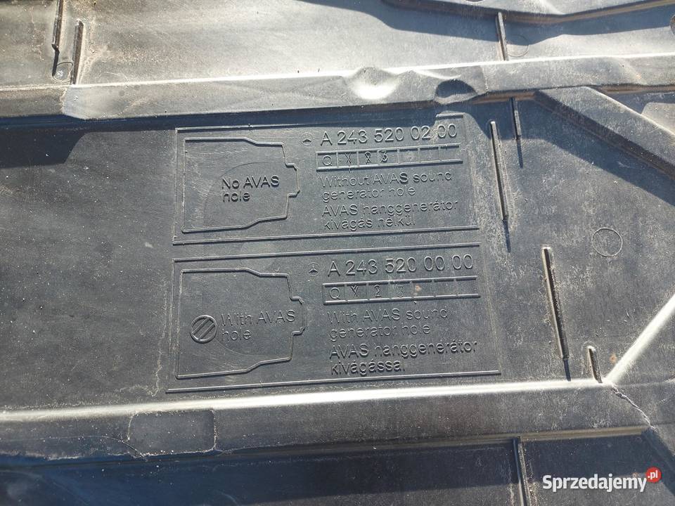 Mercedes EQA 250 W243 OSŁONA POD SILNIK osobowe
