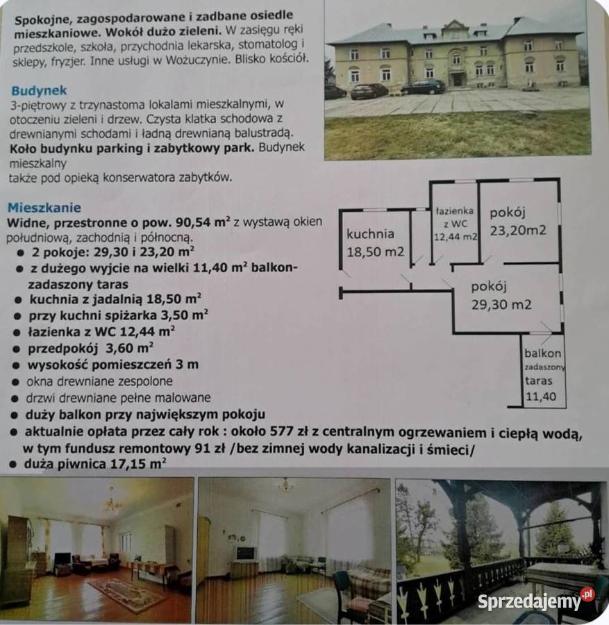 Mieszkanie 9054 m2 na sprzedaż 2 pokoje duży