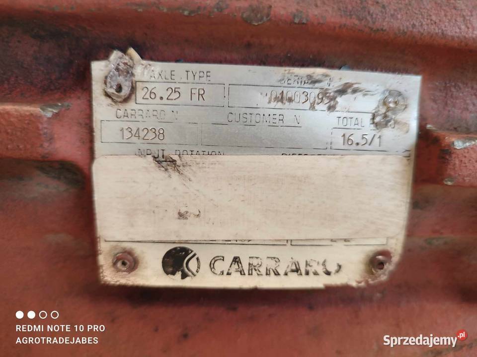 Obudowa mostu Carraro 2526 FR 134238 Wilkowo