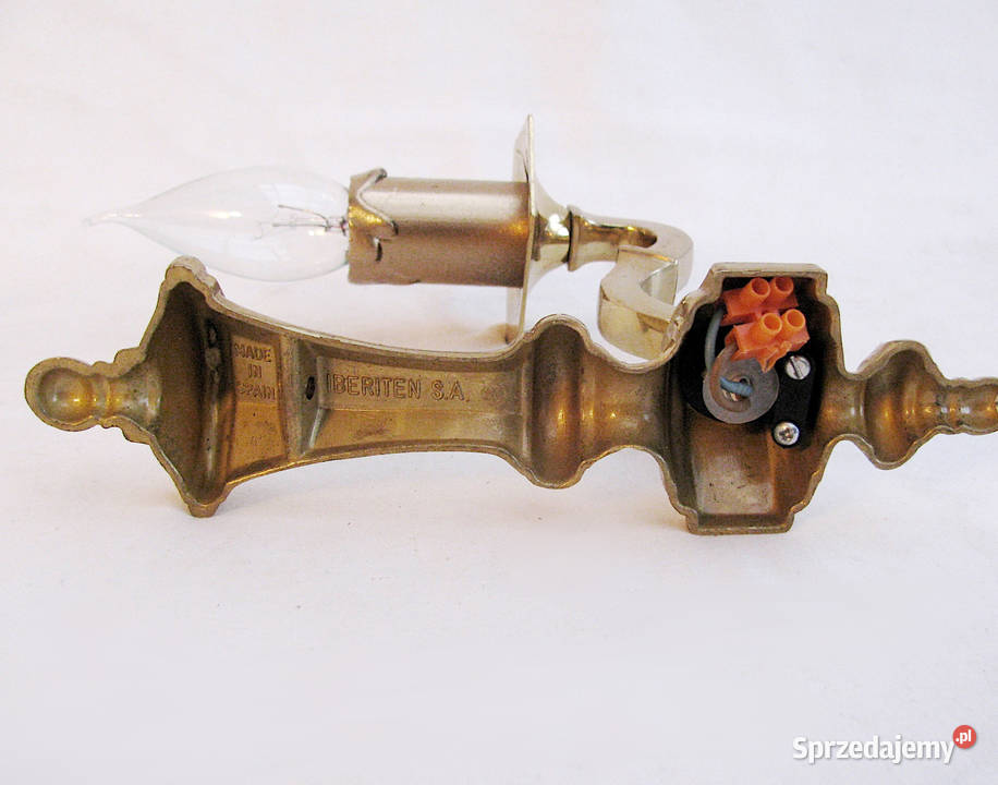 kinkiet mosiężny stylowy Szczecinek