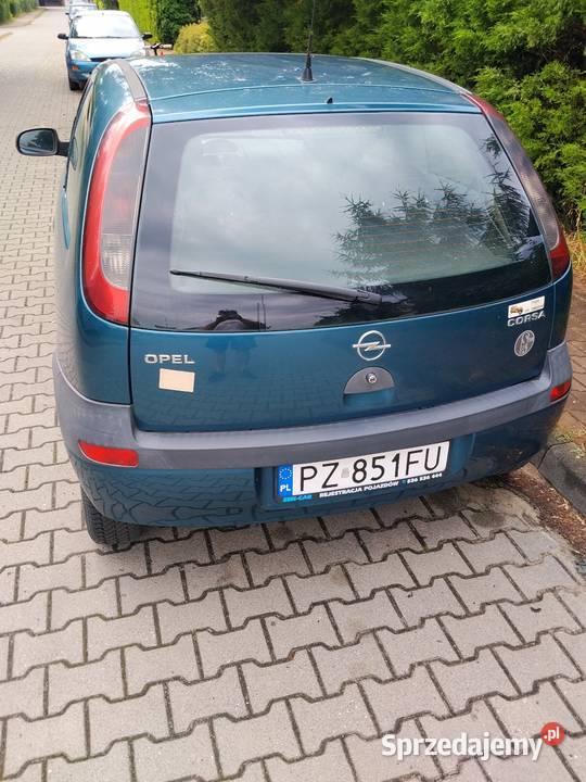 Opel Corsa 10 benzyna okazja 1600zl 3500cm3 Poznań