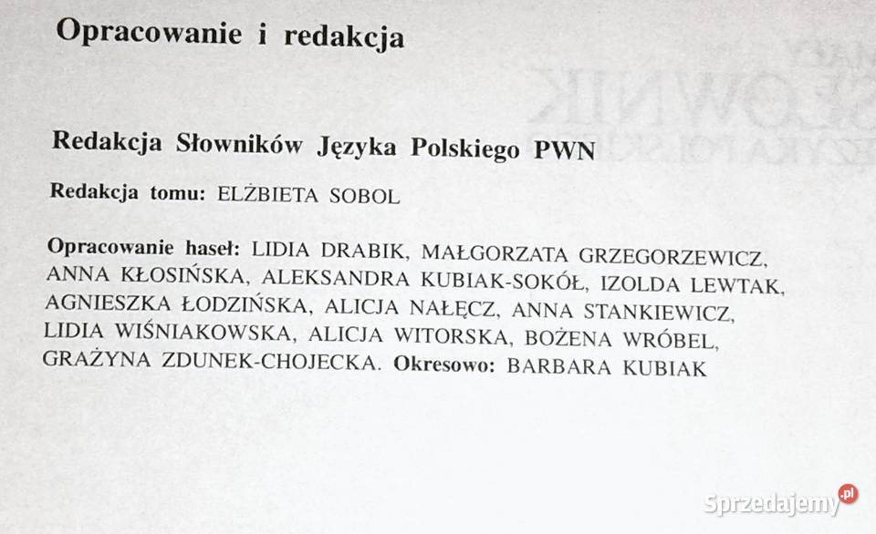 Mały słownik języka polskiego Red Elżbieta Sobol Chełm sprzedam