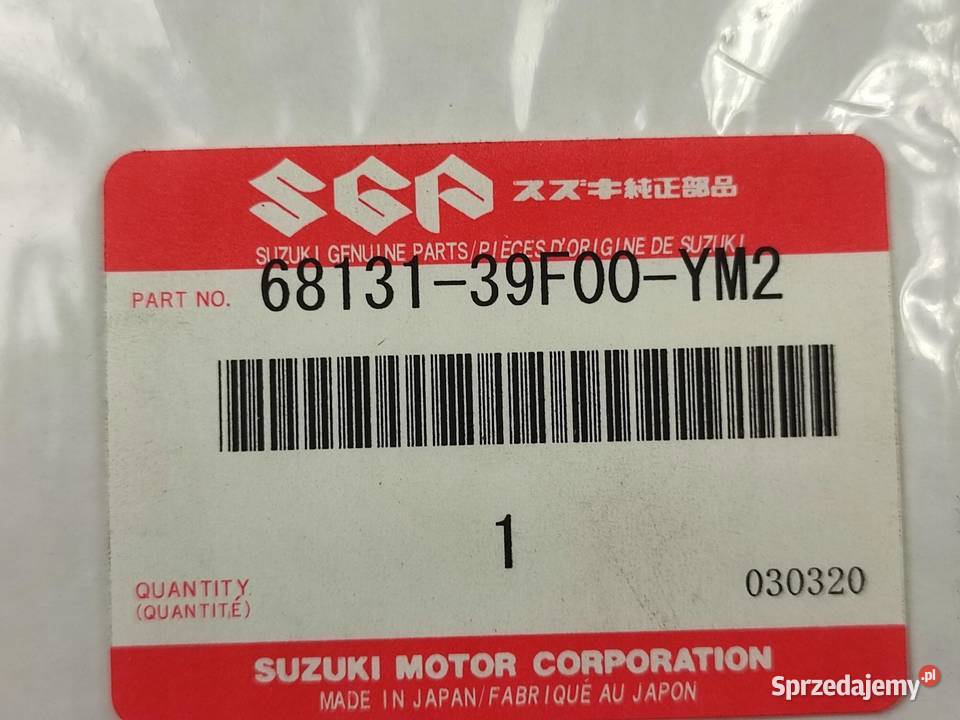NAKLEJKA EMBLEMAT SUZUKI GSXR600 2002