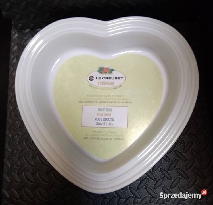 Le Creuset duży biały półmisek kamionka w Beczki i kamionki Radlna sprzedam