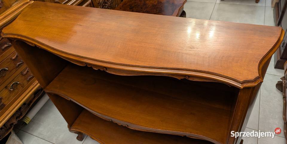 Włoska szafkaregałwitryna orzechsklep Dąbrowa