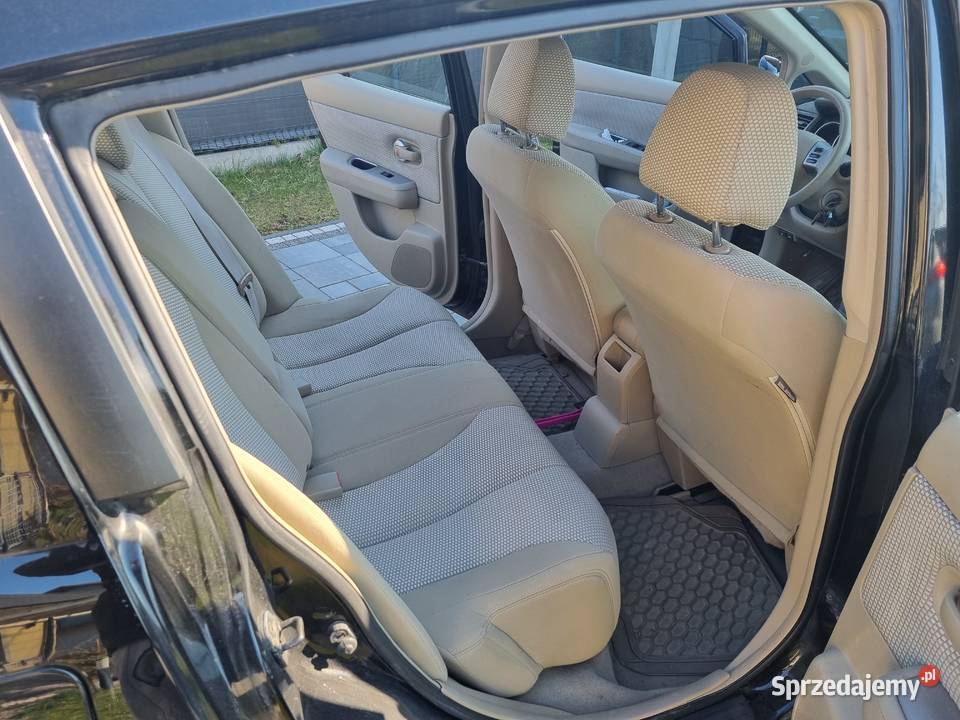 Nissan Tiida Versa 18 LPG Automat 120 przebiegu poduszka powietrzna Rzeszów