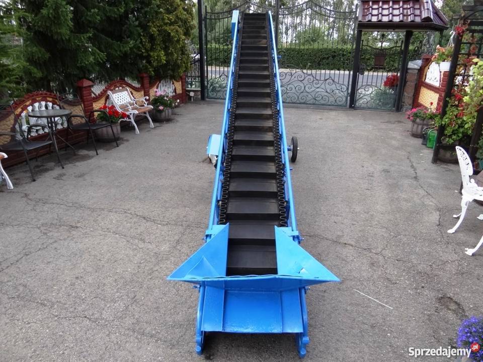 Taśmociąg przenośnik podajnik taśmowy 65m nieuszkodzony Drzewoszki Wielkie