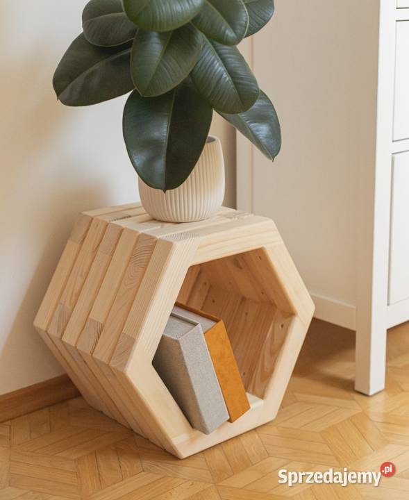 Donica drewniana SZEŚCIOKĄTNA ogrodowa donica na Kalety
