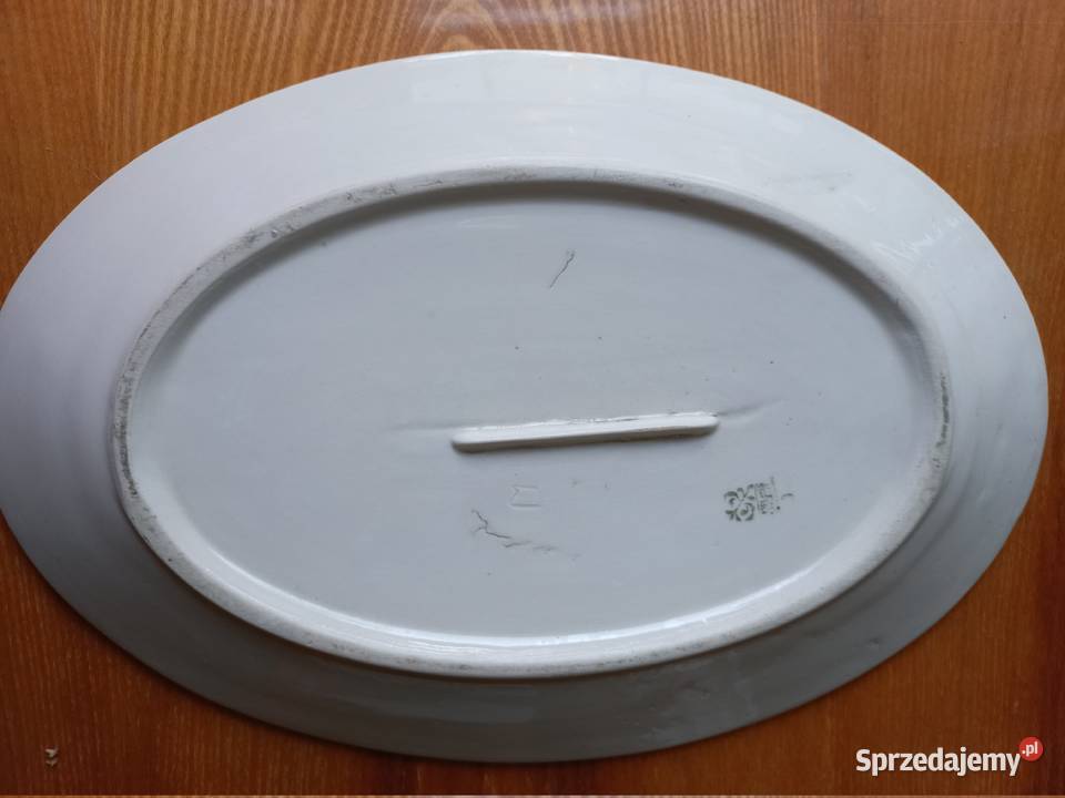 Półmisek duży PRL porcelana Włocławek ŁZG KZG Zgierz