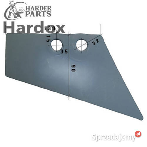 Lemiesz przedpłużka HARDOX 50604P części do Suwałki