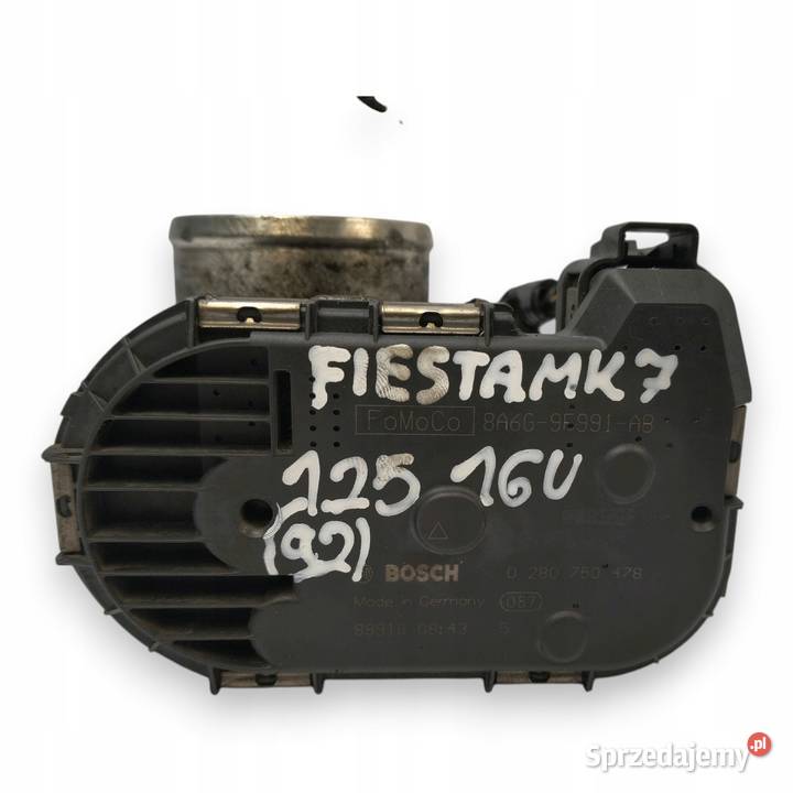 PRZEPUSTNICA Ford Fiesta MK7 125 8A6G9F991AB osobowe Przepustnice Chełm