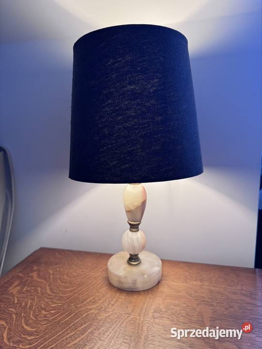 Lampka z onyksu Lampy stołowe i nocne sprzedam