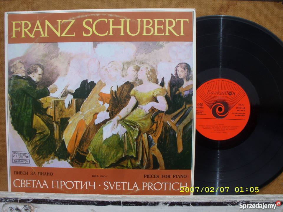 Klasyczna LP FRANZ SCHUBERTPIECES FOR PIANO Wołów