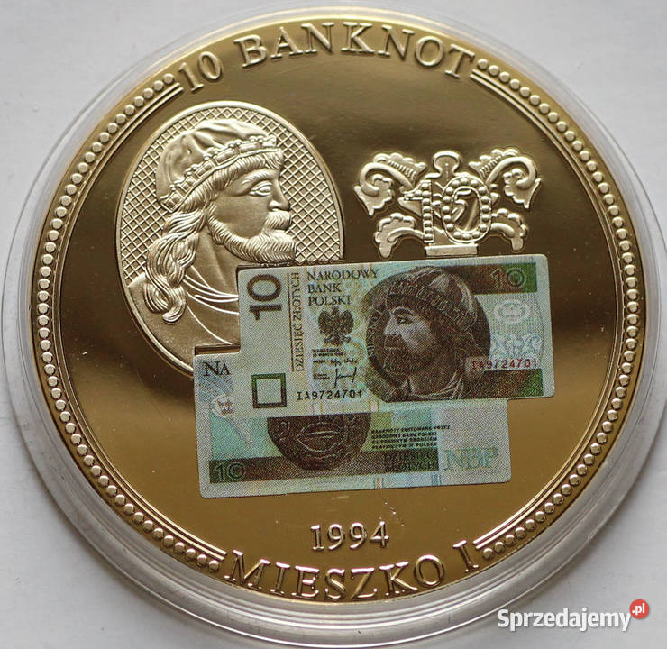 6 x Banknot Medal Mieszko Chrobry Paweł Numizmatyka Sosnowiec