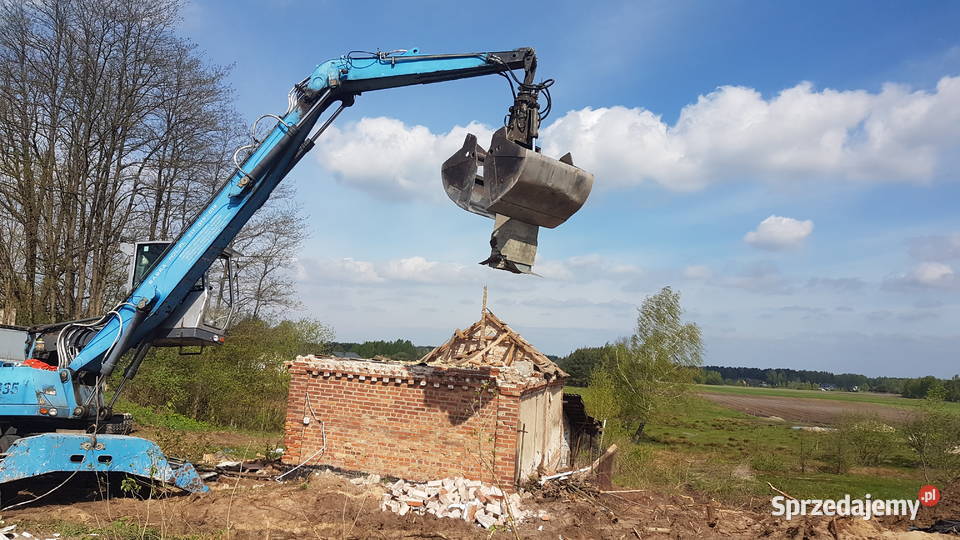 Rozbiorki wyburzenia budynkow domow rozbiorka Radzymin usługi budowlane