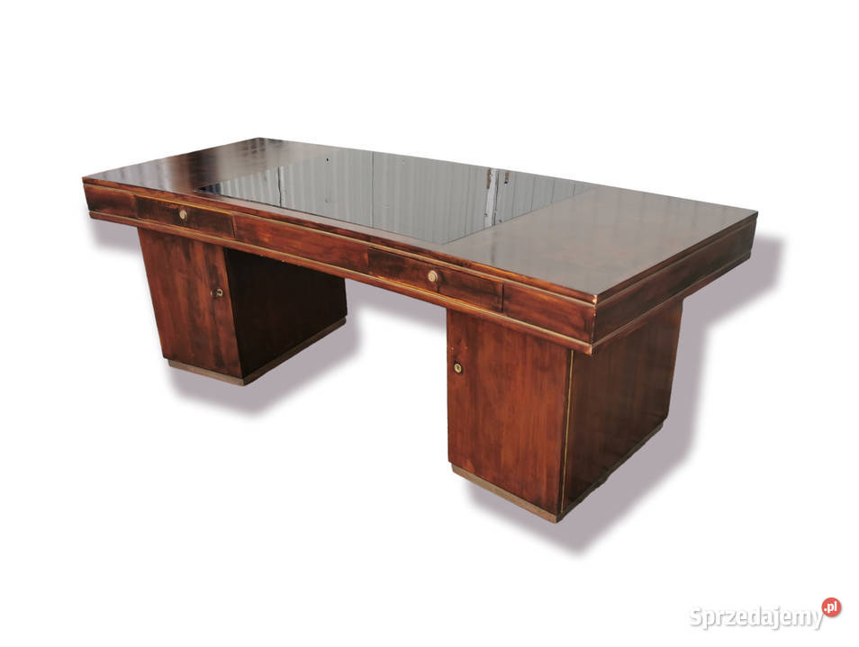 Spektakularne ogromne biurko gabinetowe z 1940 Wrocław sprzedam