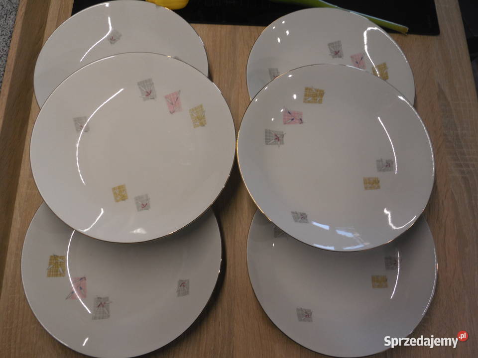 Porcelanowe talerze głębokie 6 SCHERZER BAVARIA Raszków sprzedam
