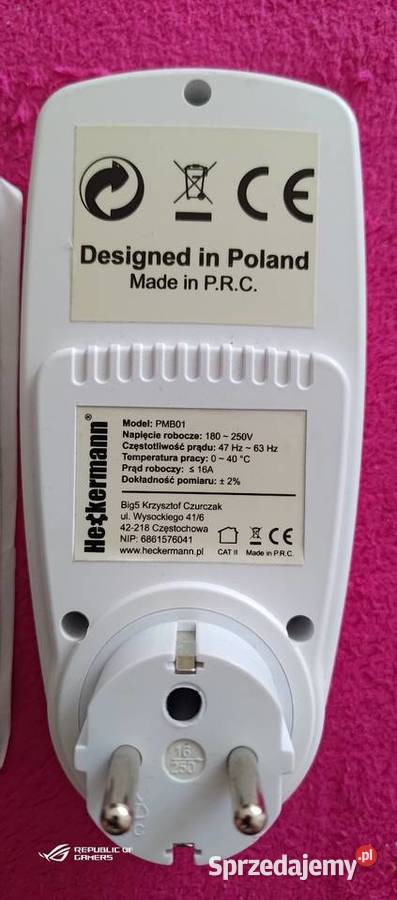 Miernik zużycia energii Testery  i mierniki śląskie Bytom