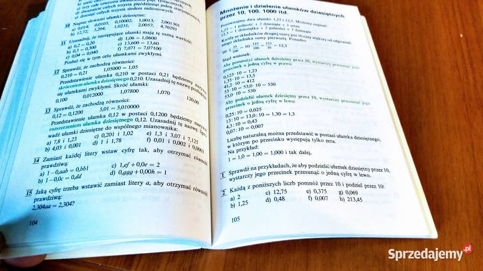 Matematyka 5 podręcznik klasy piątej szkoły Gdańsk