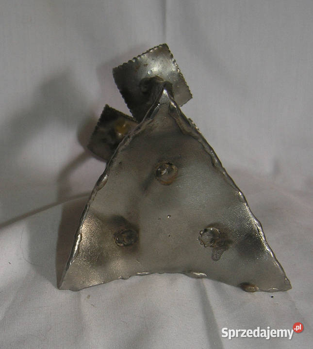 świecznik vintage metaloplastykaDvin Bartków