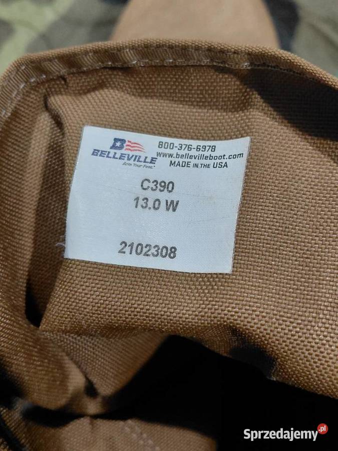 Buty Belleville C390 13W coyote USMC sprzedam