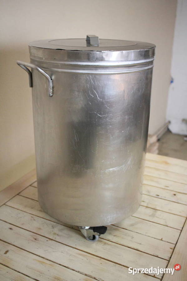 Kosz na odpadkizlewki gastronomiczny na kółkach Pszczyna