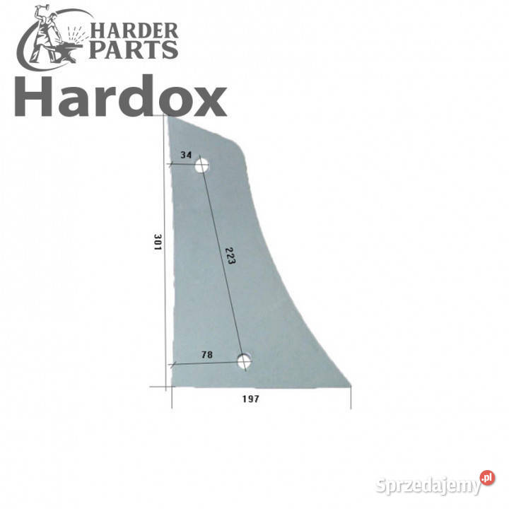 Pierś HARDOX P części do pługa UNIA grudziądz Suwałki sprzedam