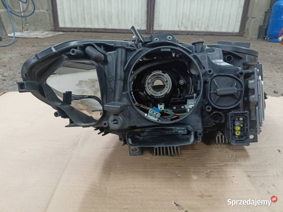 Lampa Lewa BMW 5 F10 F11 Skrętny Bixenon 7233893 Części samochodowe Zielenin