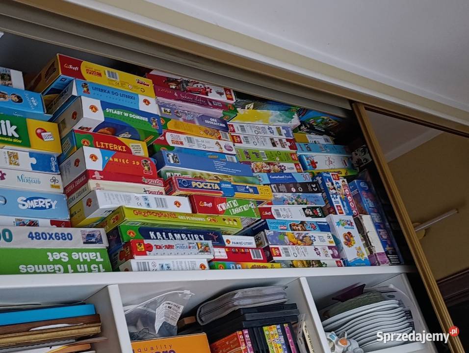 puzzle gry układanki mix wszystkiego mega duża Poznań