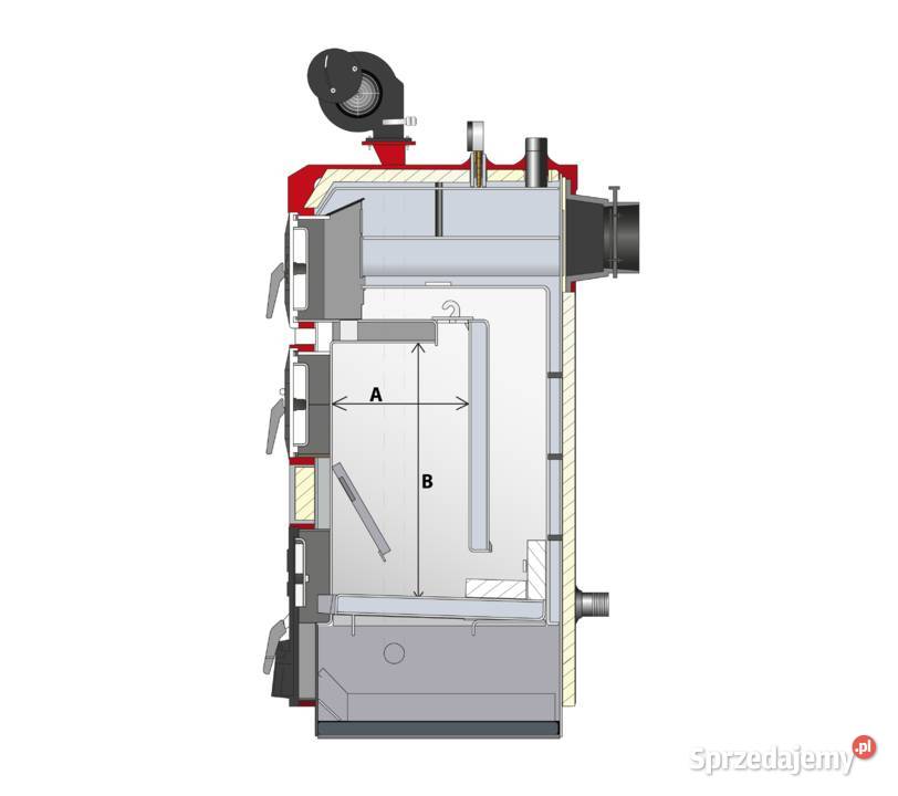 Kocioł piec NADMUCHOWY na WĘGIEL DREWNO 5 klasa