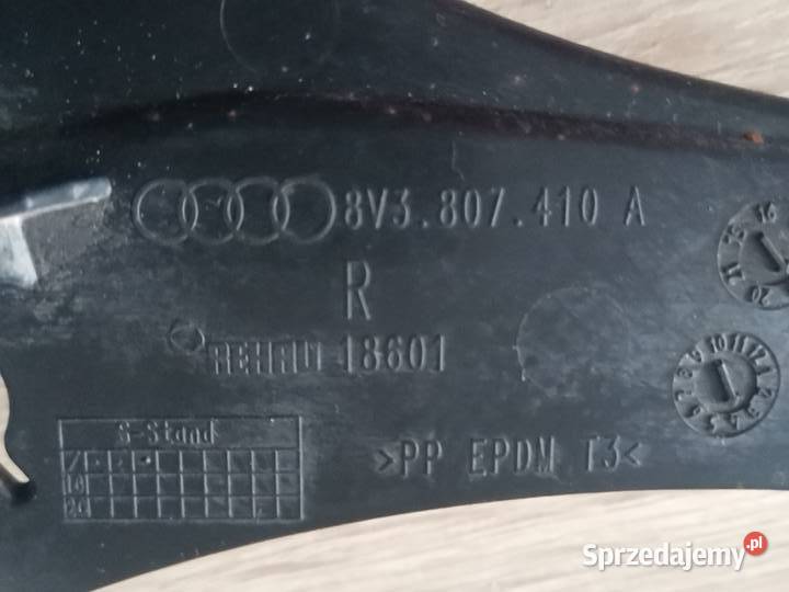 AUDI A3 S3 PRAWY LEWY ADAPTER ŚLIZG NADKOLA Międzychód