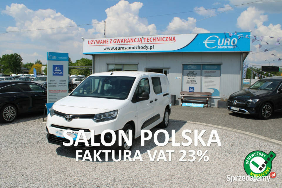 Toyota ProAce City Salon Polska Long netto 45447 ogranicznik prędkości mazowieckie Warszawa