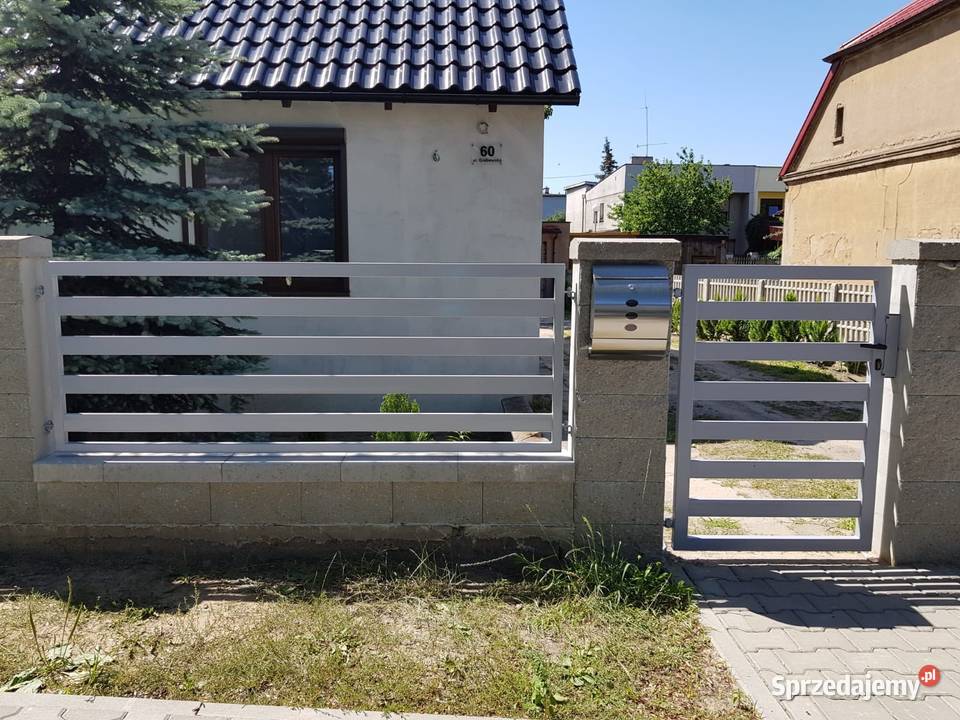 Brama skrzydłowa 500x150 MASTER 88 ogrodzenia ocynk dolnośląskie Wrocław